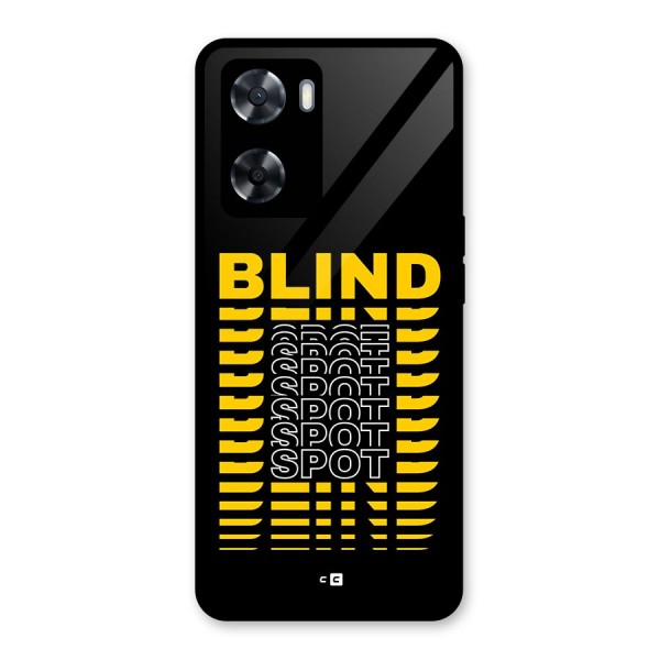 Blind Spot Glass Back Case for Oppo A57 2022