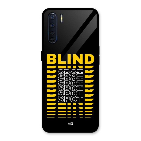 Blind Spot Glass Back Case for Oppo F15