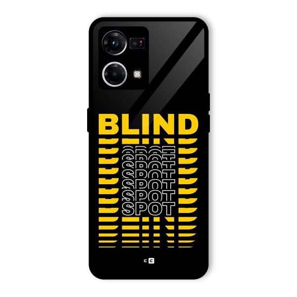 Blind Spot Glass Back Case for Oppo F21s Pro 4G