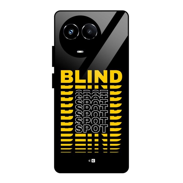 Blind Spot Glass Back Case for Realme 11X