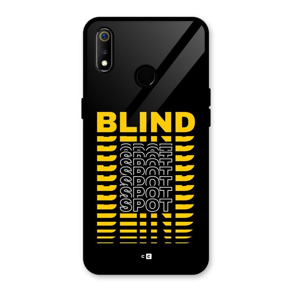 Blind Spot Glass Back Case for Realme 3