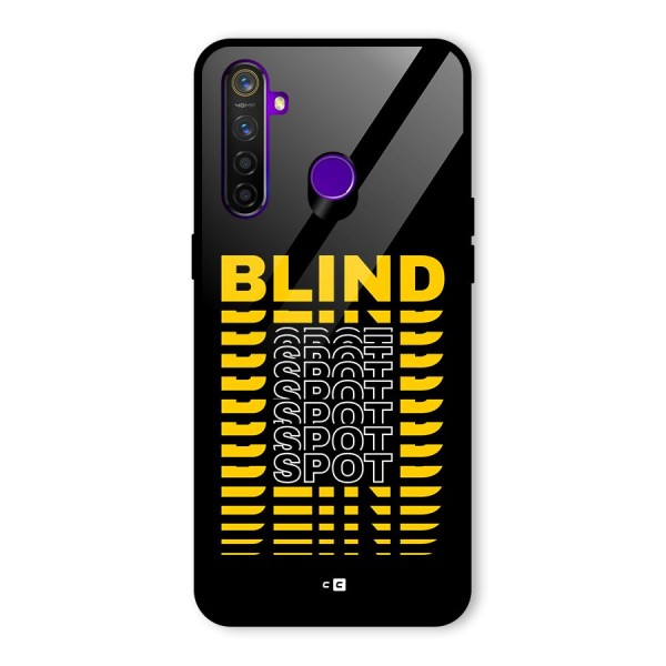 Blind Spot Glass Back Case for Realme 5 Pro