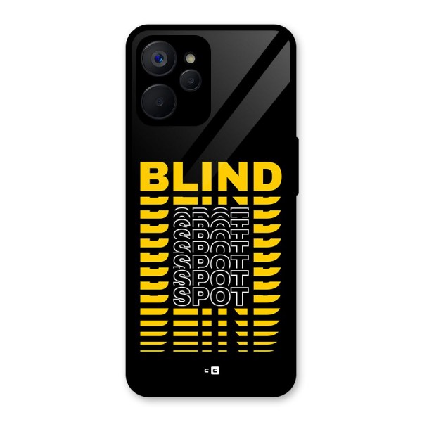 Blind Spot Glass Back Case for Realme 9i 5G