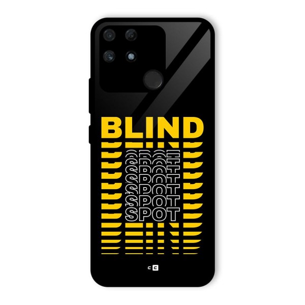 Blind Spot Glass Back Case for Realme Narzo 50A