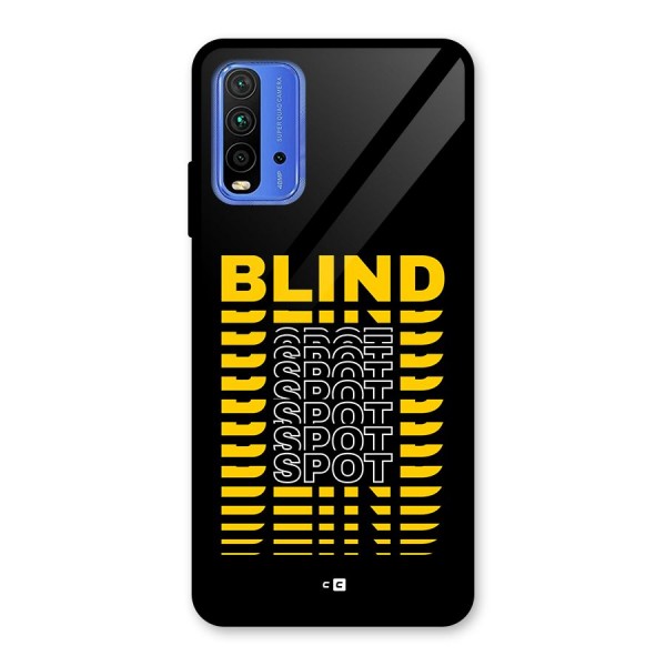 Blind Spot Glass Back Case for Redmi 9 Power