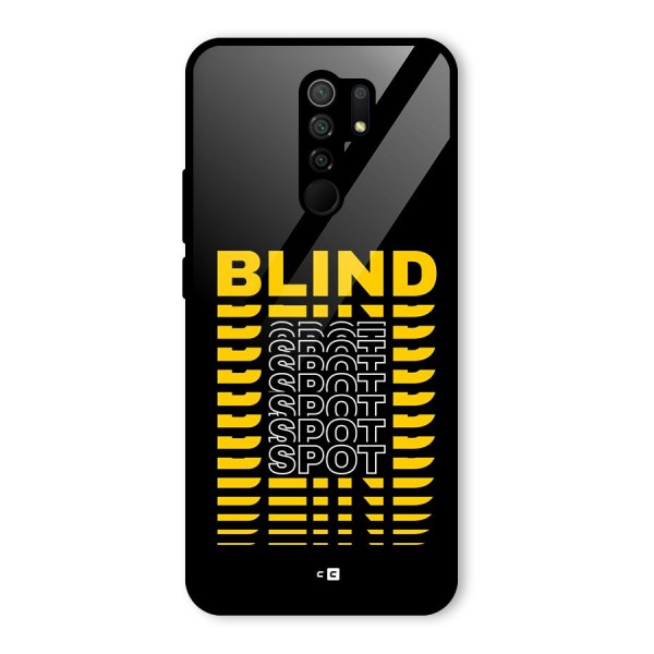 Blind Spot Glass Back Case for Redmi 9 Prime