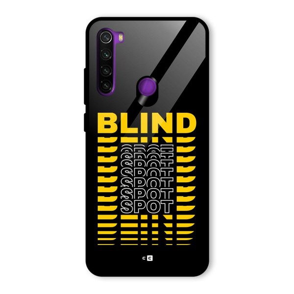 Blind Spot Glass Back Case for Redmi Note 8