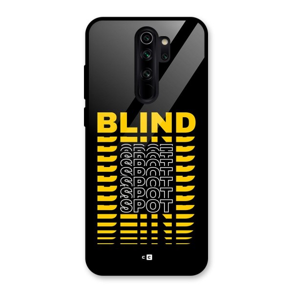 Blind Spot Glass Back Case for Redmi Note 8 Pro