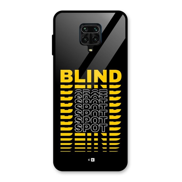 Blind Spot Glass Back Case for Redmi Note 9 Pro Max