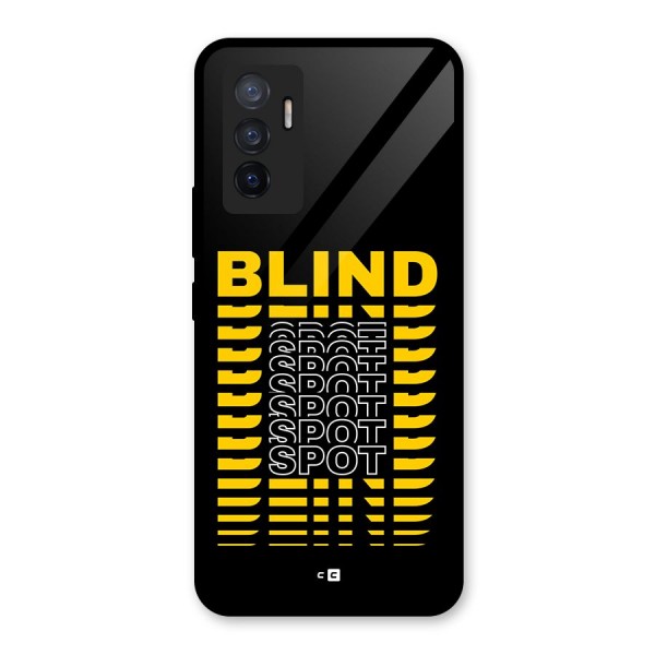 Blind Spot Glass Back Case for Vivo V23e
