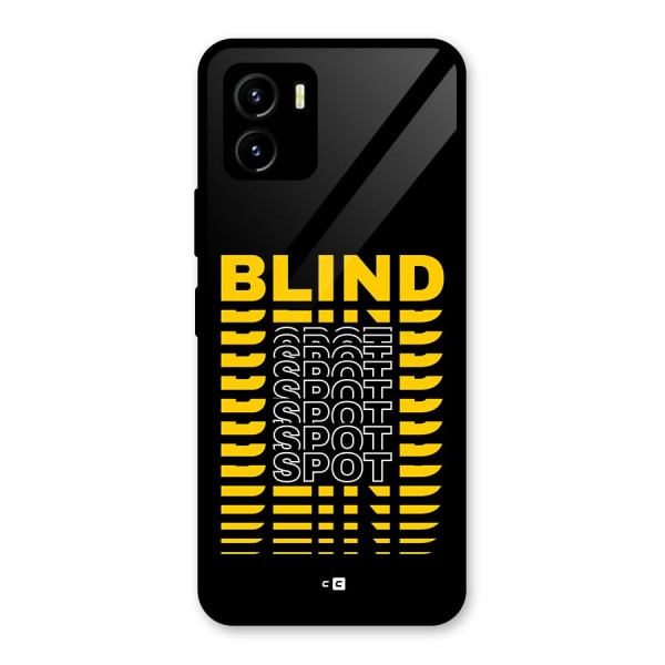 Blind Spot Glass Back Case for Vivo Y15s