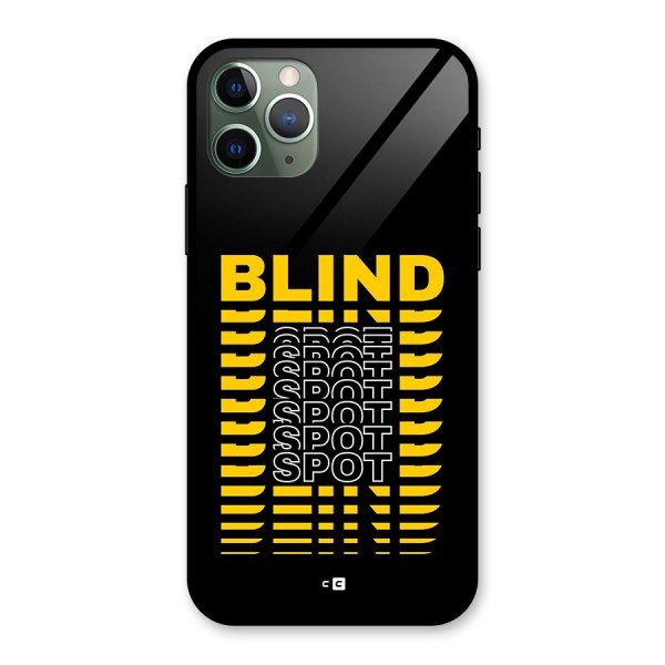 Blind Spot Glass Back Case for iPhone 11 Pro