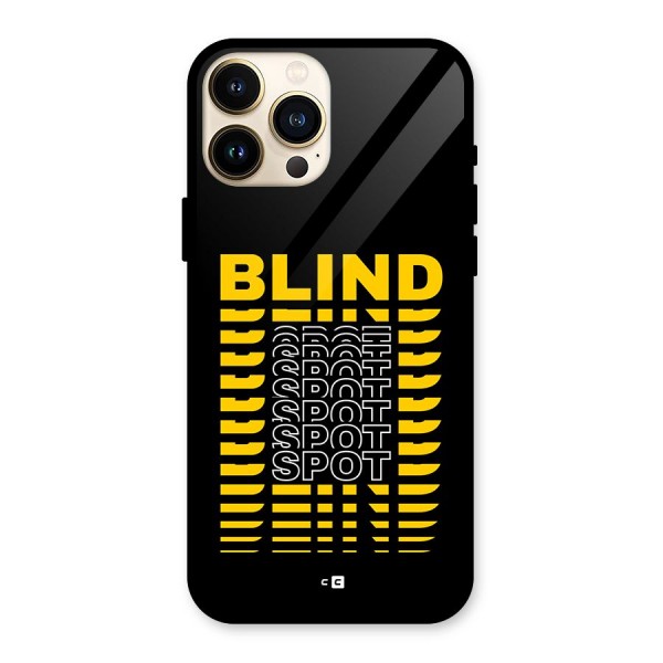 Blind Spot Glass Back Case for iPhone 13 Pro Max