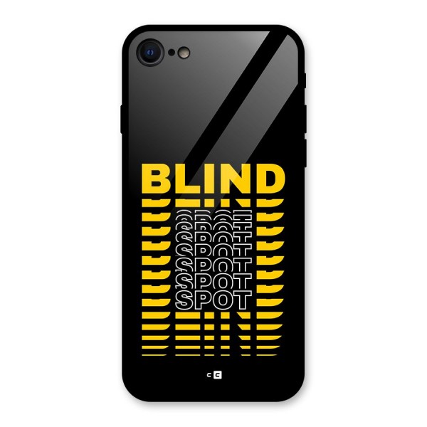 Blind Spot Glass Back Case for iPhone SE 2022