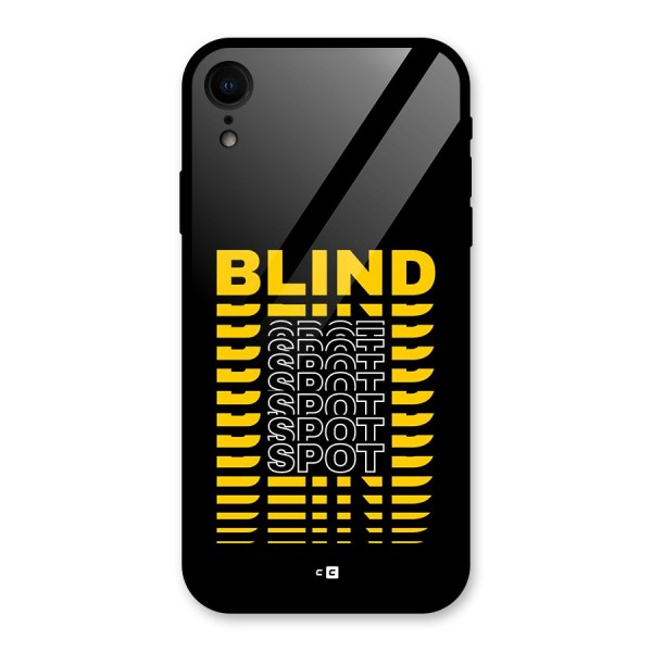 Blind Spot Glass Back Case for iPhone XR