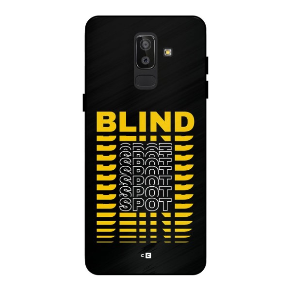 Blind Spot Metal Back Case for Galaxy J8