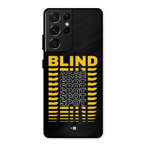 Blind Spot Metal Back Case for Galaxy S21 Ultra 5G