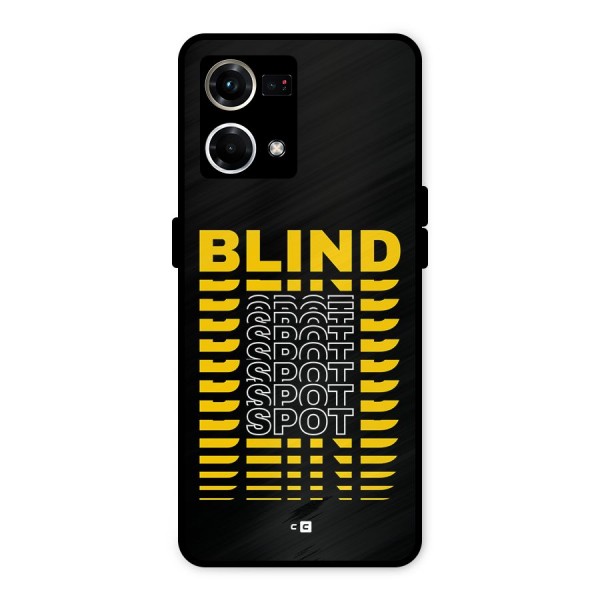Blind Spot Metal Back Case for Oppo F21s Pro 4G