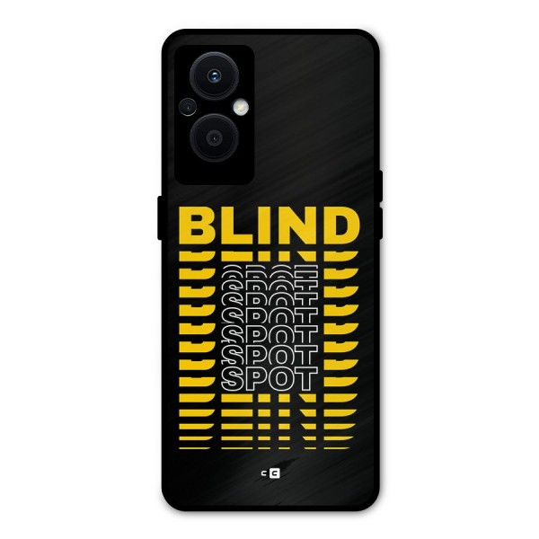 Blind Spot Metal Back Case for Oppo F21s Pro 5G