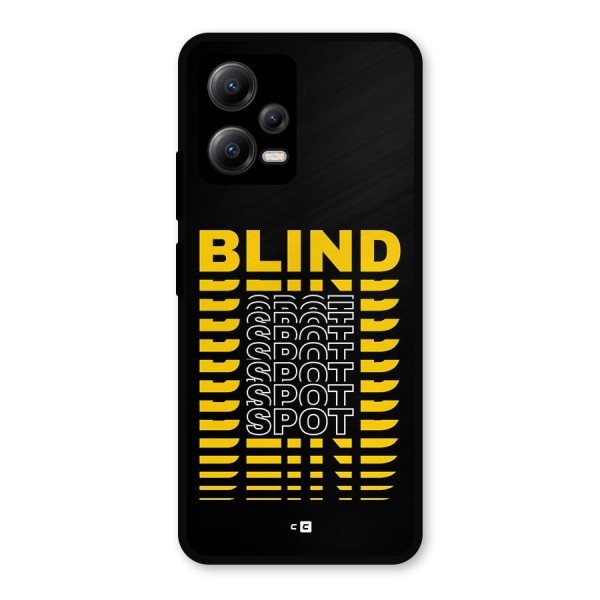 Blind Spot Metal Back Case for Poco X5