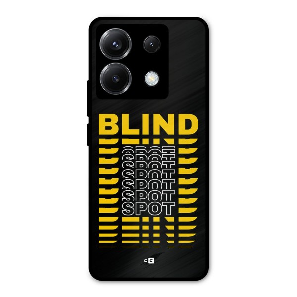 Blind Spot Metal Back Case for Poco X6