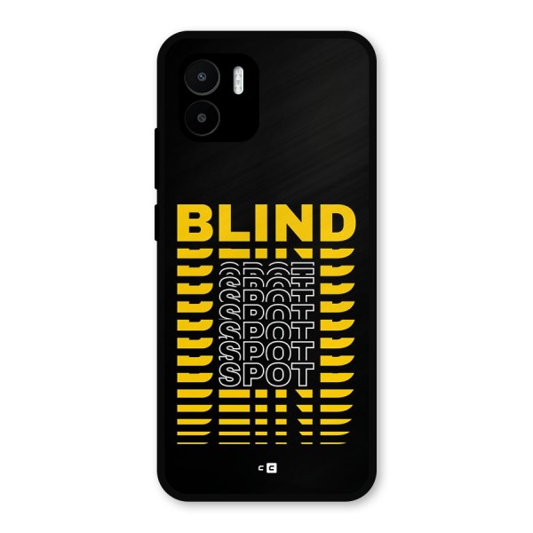 Blind Spot Metal Back Case for Redmi A1