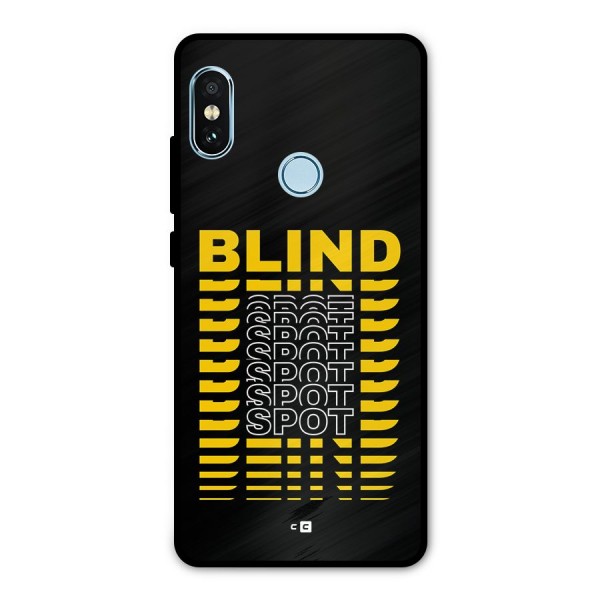 Blind Spot Metal Back Case for Redmi Note 5 Pro