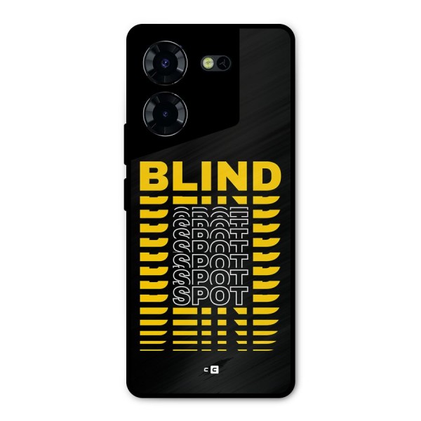Blind Spot Metal Back Case for Tecno Pova 5 Pro 5G