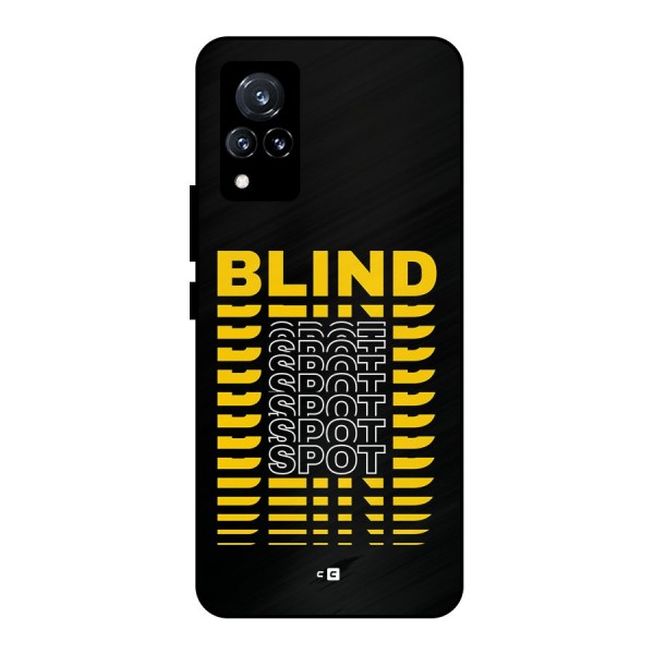 Blind Spot Metal Back Case for Vivo V21 5G