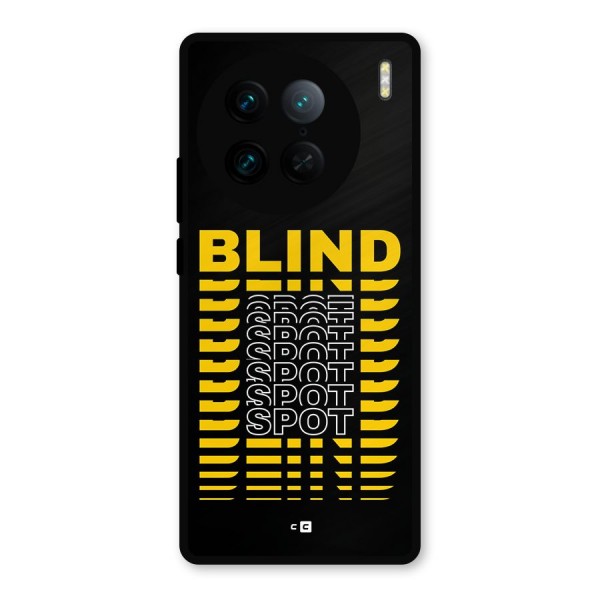 Blind Spot Metal Back Case for Vivo X90 Pro