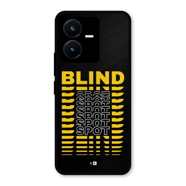 Blind Spot Metal Back Case for Vivo Y22
