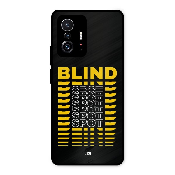 Blind Spot Metal Back Case for Xiaomi 11T Pro