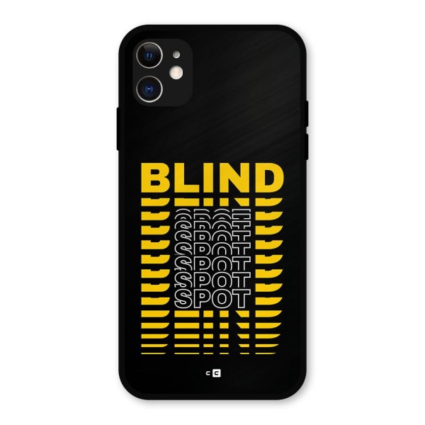 Blind Spot Metal Back Case for iPhone 11