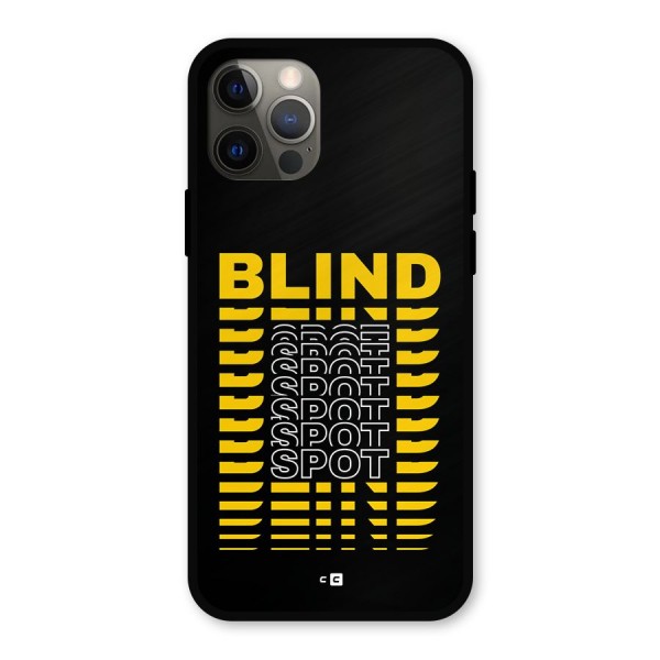 Blind Spot Metal Back Case for iPhone 12 Pro