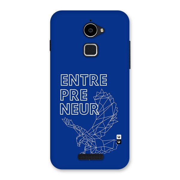 Blue Entrepreneur Back Case for Coolpad Note 3 Lite
