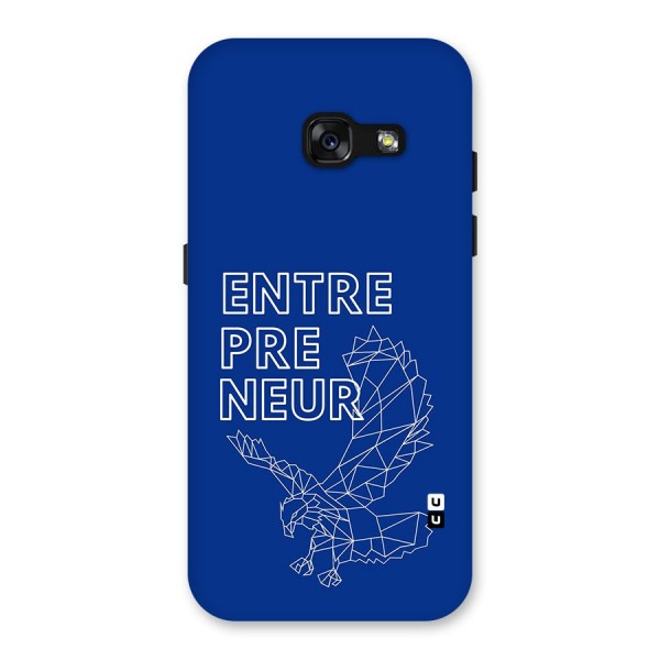 Blue Entrepreneur Back Case for Galaxy A3 (2017)