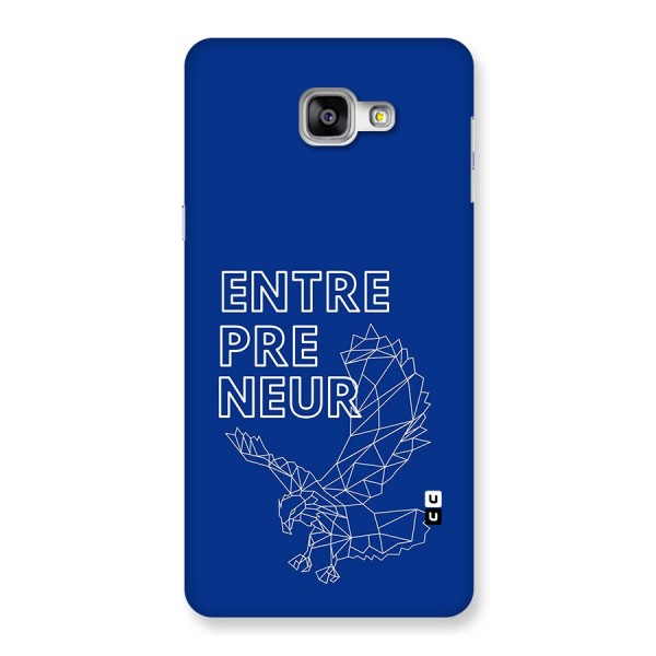 Blue Entrepreneur Back Case for Galaxy A9