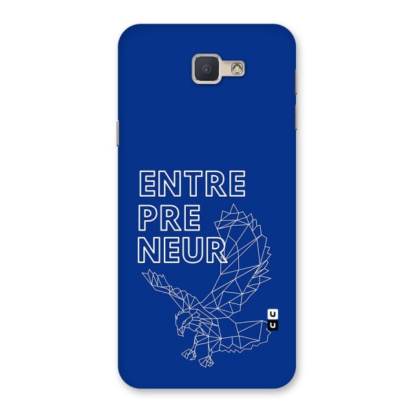 Blue Entrepreneur Back Case for Galaxy J5 Prime