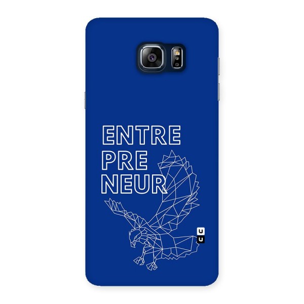 Blue Entrepreneur Back Case for Galaxy Note 5