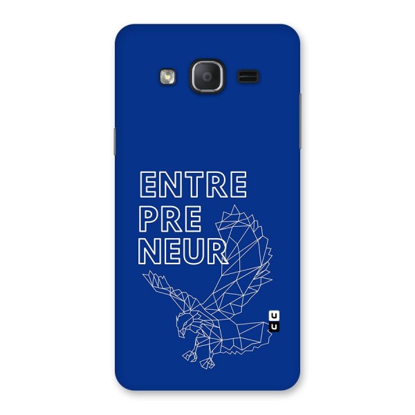 Blue Entrepreneur Back Case for Galaxy On7 2015