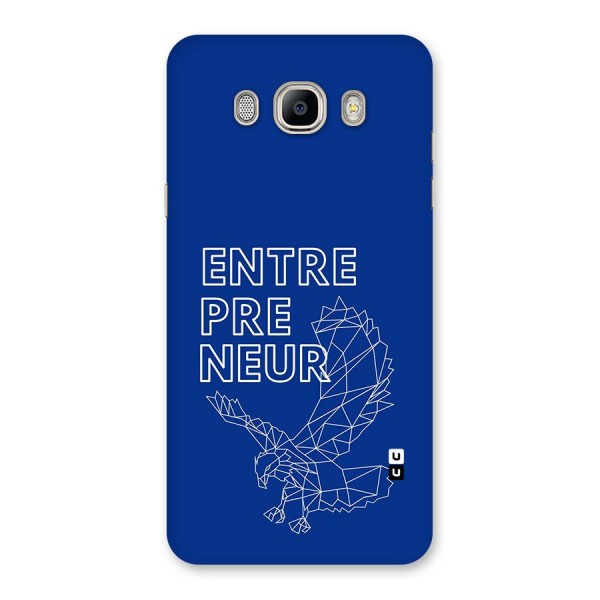 Blue Entrepreneur Back Case for Galaxy On8