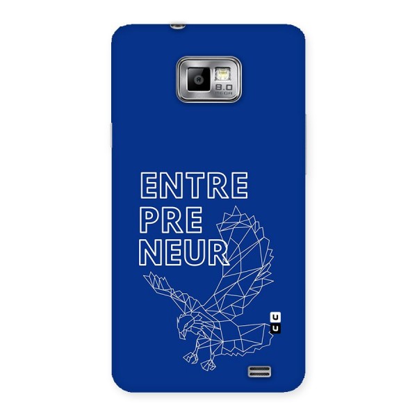 Blue Entrepreneur Back Case for Galaxy S2