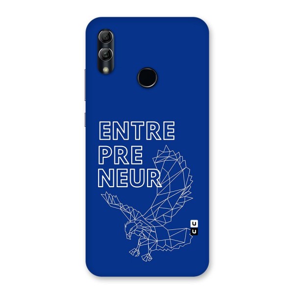 Blue Entrepreneur Back Case for Honor 10 Lite