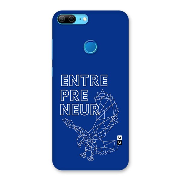 Blue Entrepreneur Back Case for Honor 9 Lite