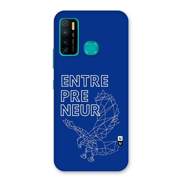 Blue Entrepreneur Back Case for Infinix Hot 9 Pro