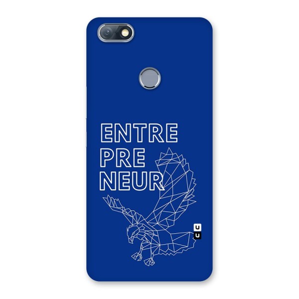 Blue Entrepreneur Back Case for Infinix Note 5