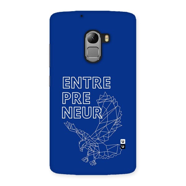 Blue Entrepreneur Back Case for Lenovo K4 Note