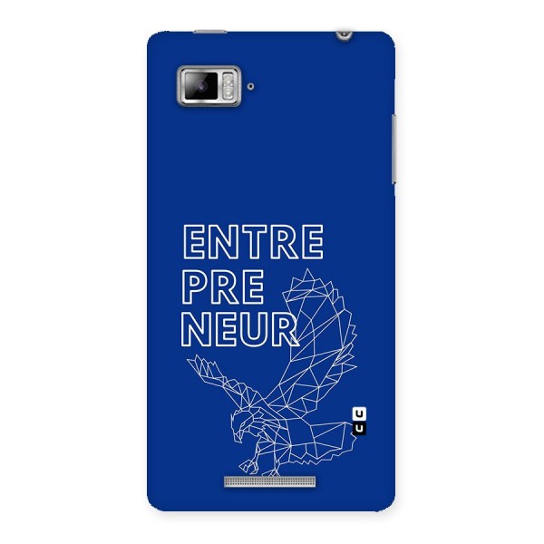 Blue Entrepreneur Back Case for Lenovo Vibe Z K910