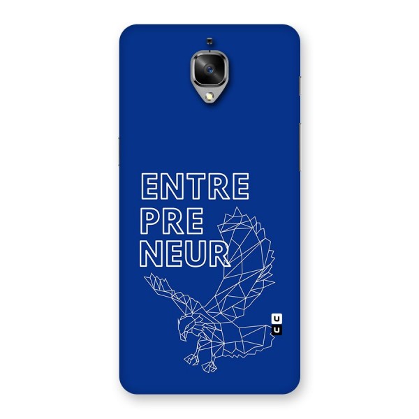 Blue Entrepreneur Back Case for OnePlus 3