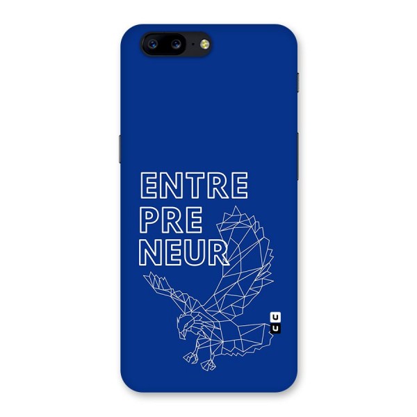 Blue Entrepreneur Back Case for OnePlus 5